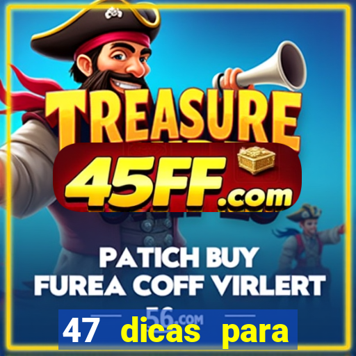 47 dicas para ganhar na mega sena download pdf